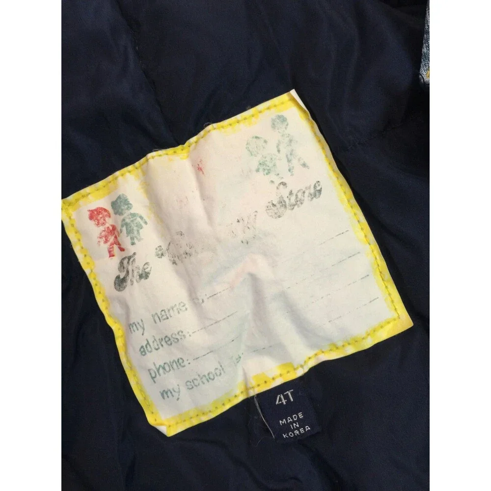 THE COMPANY STORE GIRLS BOYS SNOW SKI OVERALLS PANTS SIZE 4T